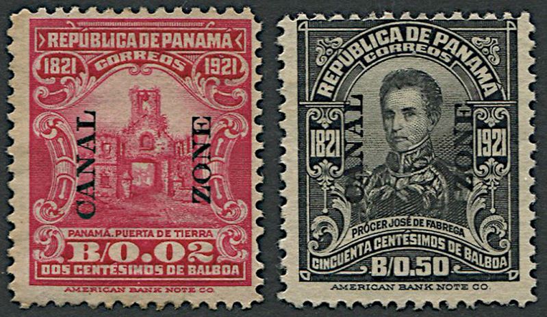 1921, Panama, Canal Zone  - Asta Filatelia - Cambi Casa d'Aste
