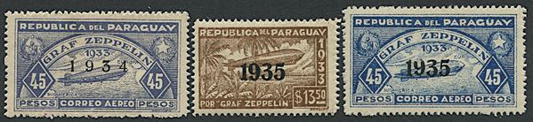 1931/35, Paraguay, Air Post