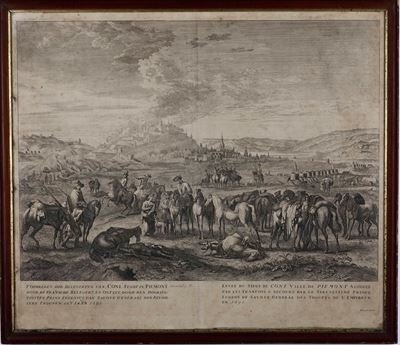 Jan Van Huchtenburgh Levée Du Siège De Coni Ville De Piemont Assiégée Par Les François & Secouru ...
