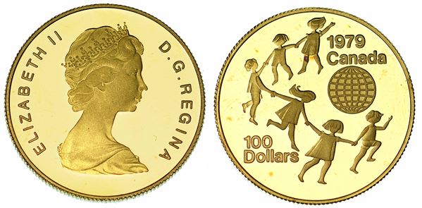 CANADA. REPUBLIC. 100 Dollars 1979.