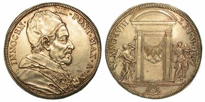 Innocenzo XII (antonio Pignatelli), 1691-1700. Piastra 1700/a. IX Jub.