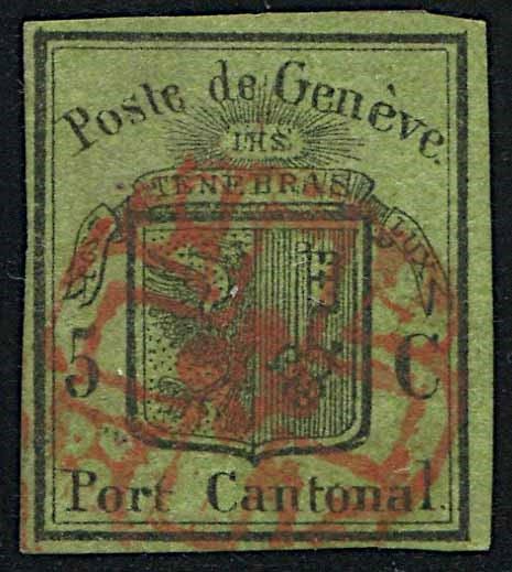 1846, Svizzera, Ginevra, Posta Cantonale  - Asta Storia Postale e Filatelia - Cambi Casa d'Aste
