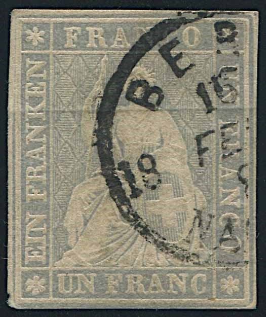 1854/62, Svizzera, “Strubel”  - Asta Storia Postale e Filatelia - Cambi Casa d'Aste