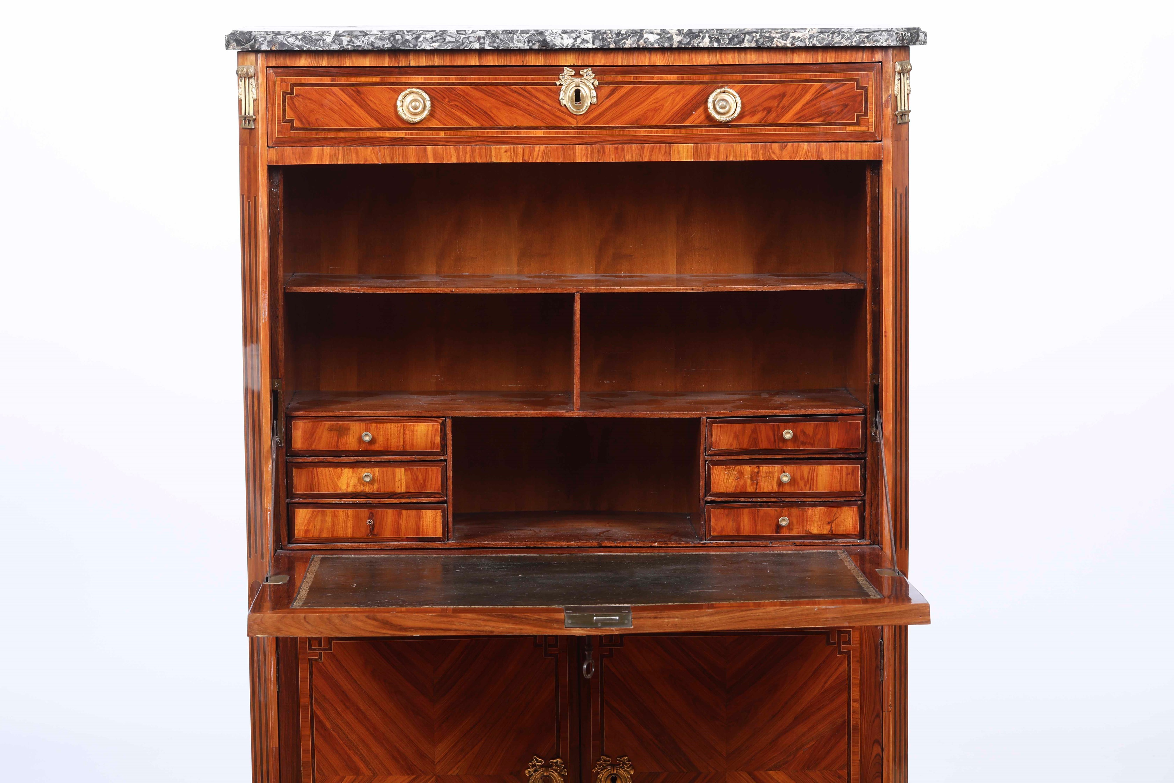 Secretaire Lastronato e Filettato, Francia, XIX Secolo