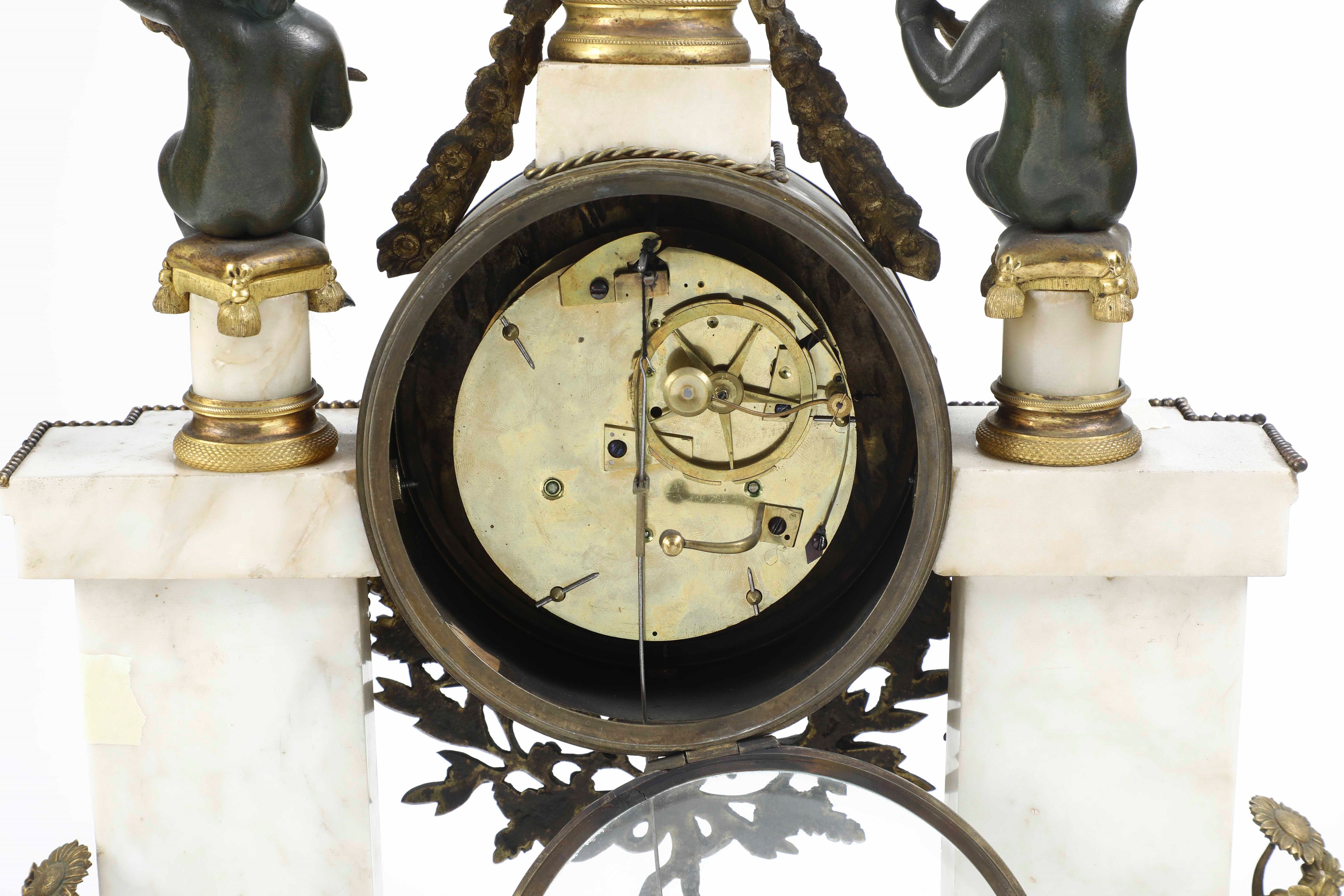 Pendola da Tavolo a Portico, Francia XIX Secolo