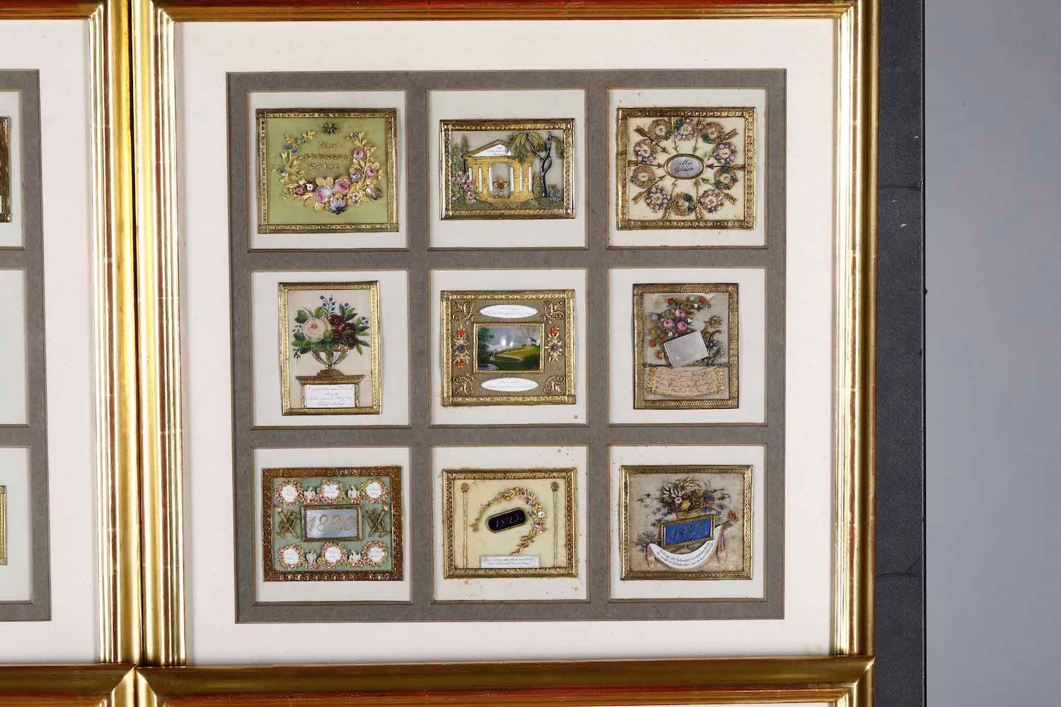 Collezione di Cinquantaquattro Miniature Benaugurali. Differenti Epoche e Manifatture del XIX-XX ...