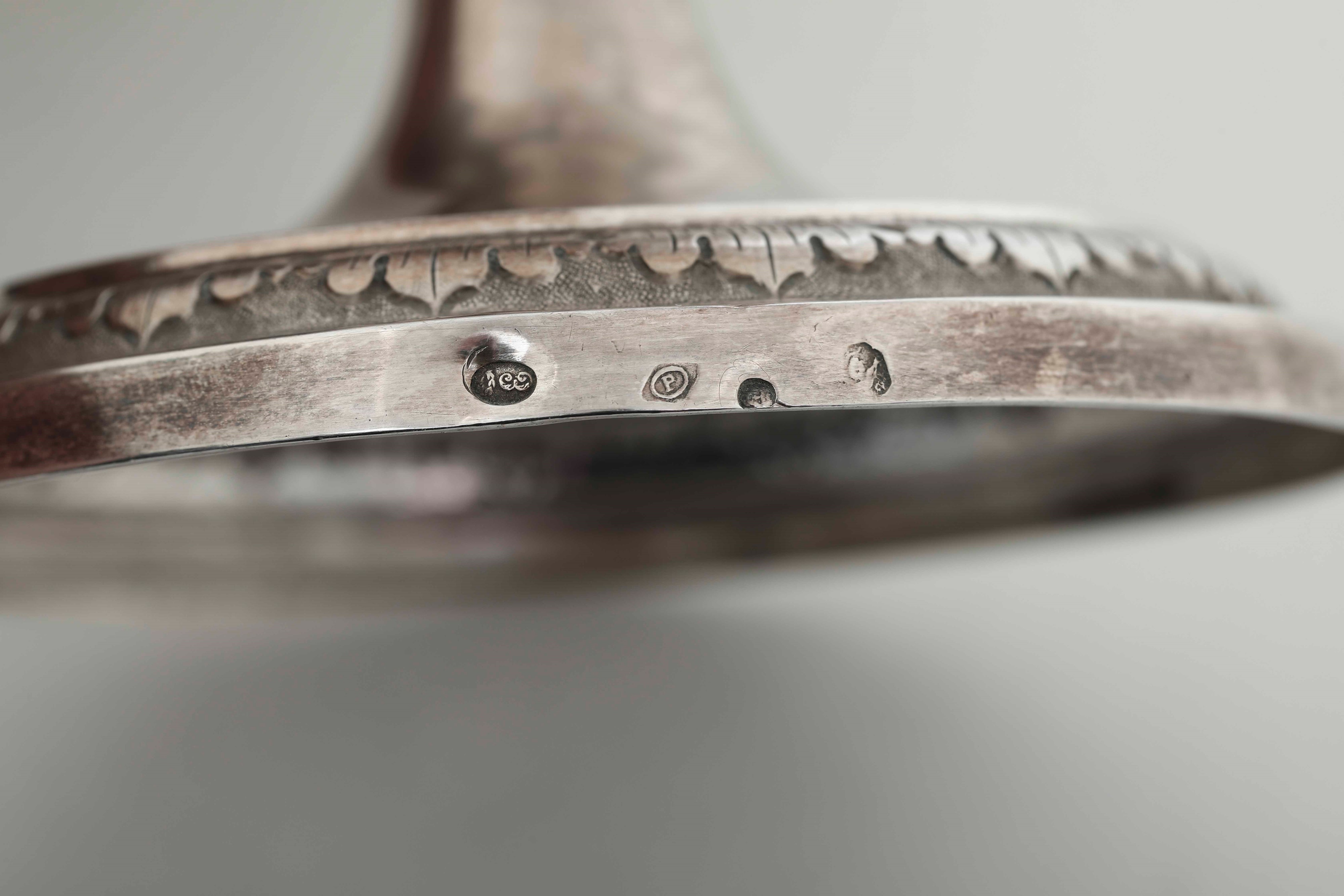 Versatoio. Argento Fuso, Sbalzato e Cesellato. Francia Fine XVIII Secolo. Città di Besançon 1796-...