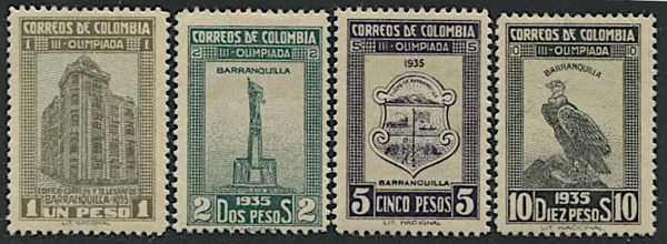 1935, Colombia, “Olympic Games of Barranquilla”