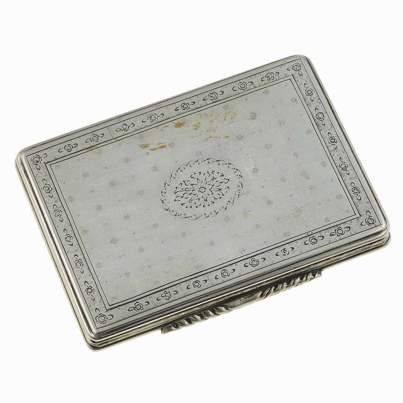Silver card case. Signed M. Buccellati  - Auction Fine Jewels - Cambi Casa d'Aste