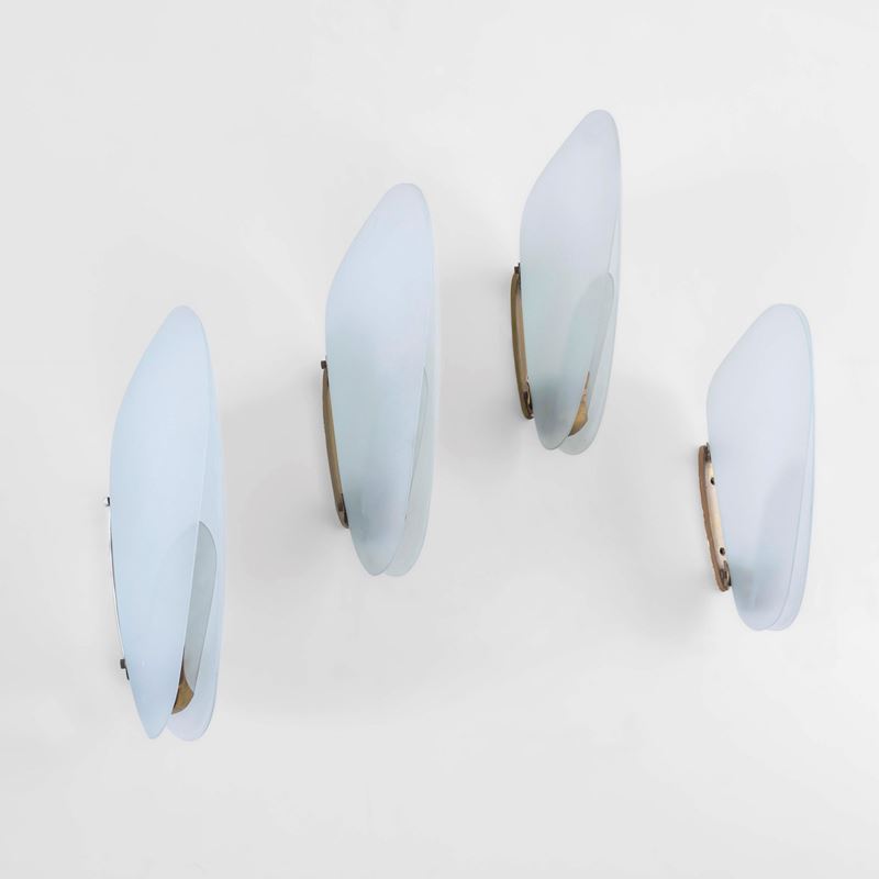 Max Ingrand : Quattro lampade a parete  - Auction Design200 - Cambi Casa d'Aste
