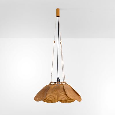 Lampada a Sospensione della Serie Uchiwa