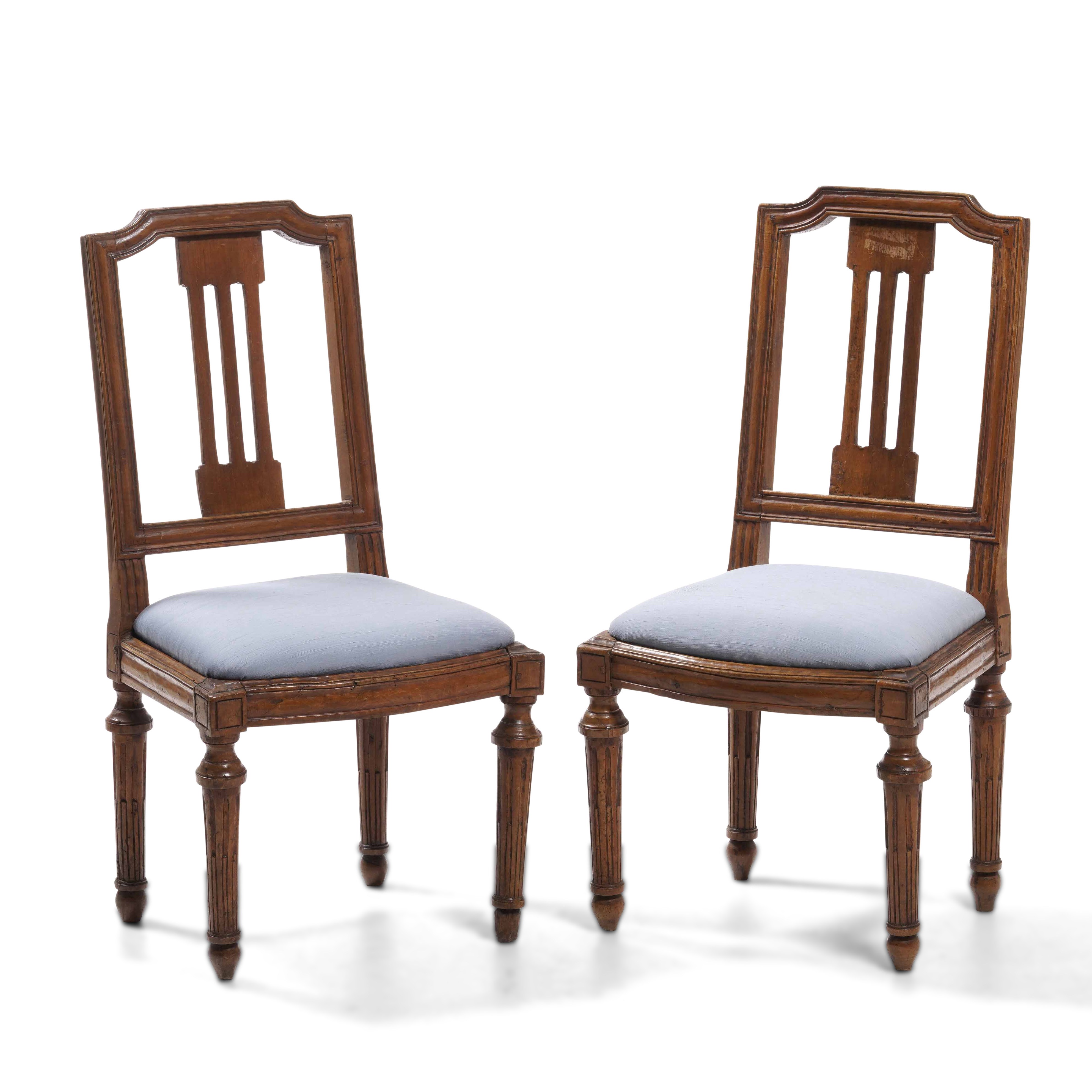 Coppia di sedie in lego. XVIII secolo - Asta Antiquariato Aprile - Cambi  Casa d'Aste