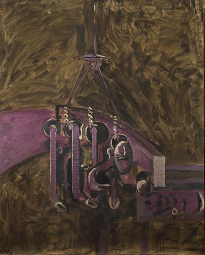 Machine, olio su tela