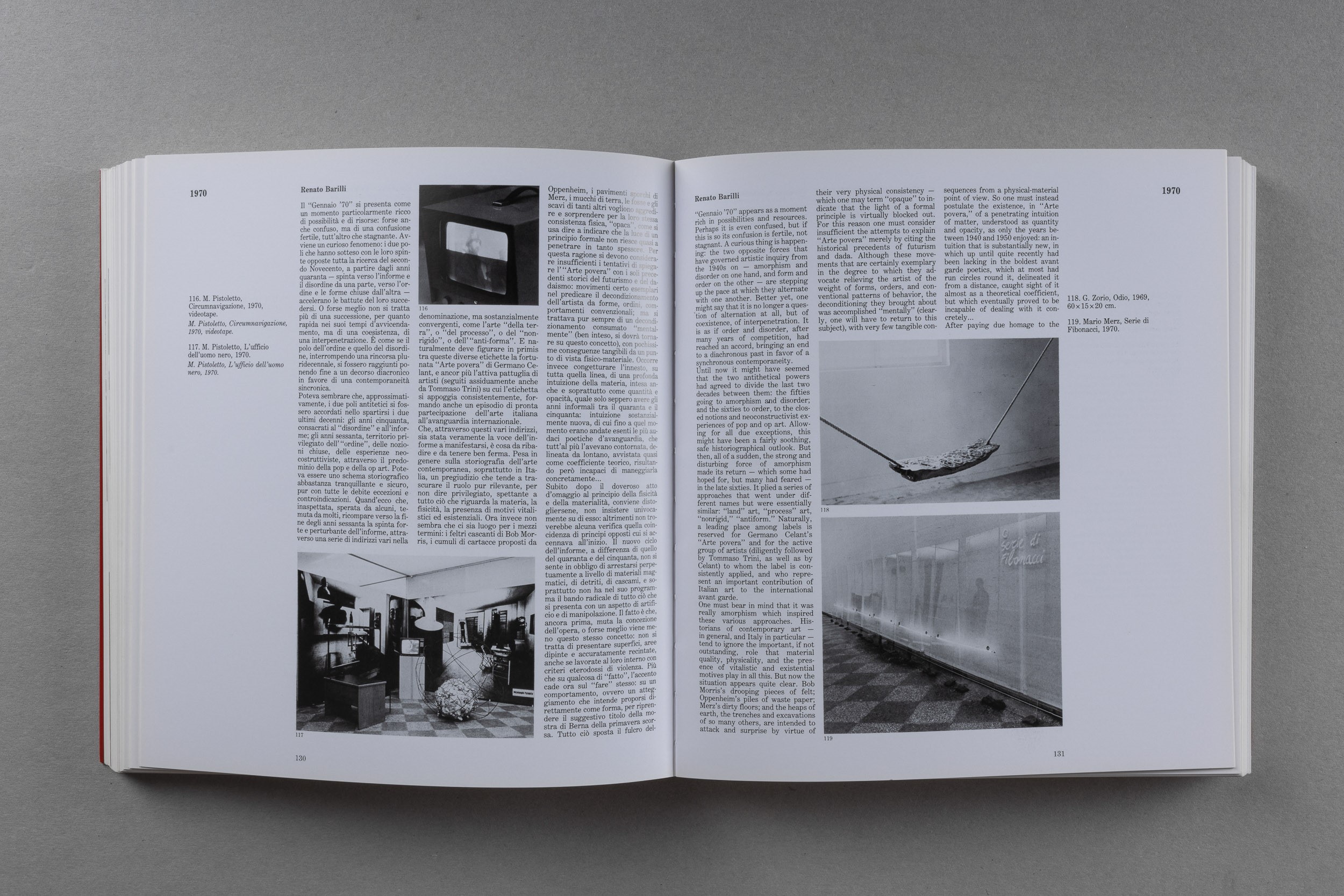 Germano Celant. Arte Povera, Storia e Storie