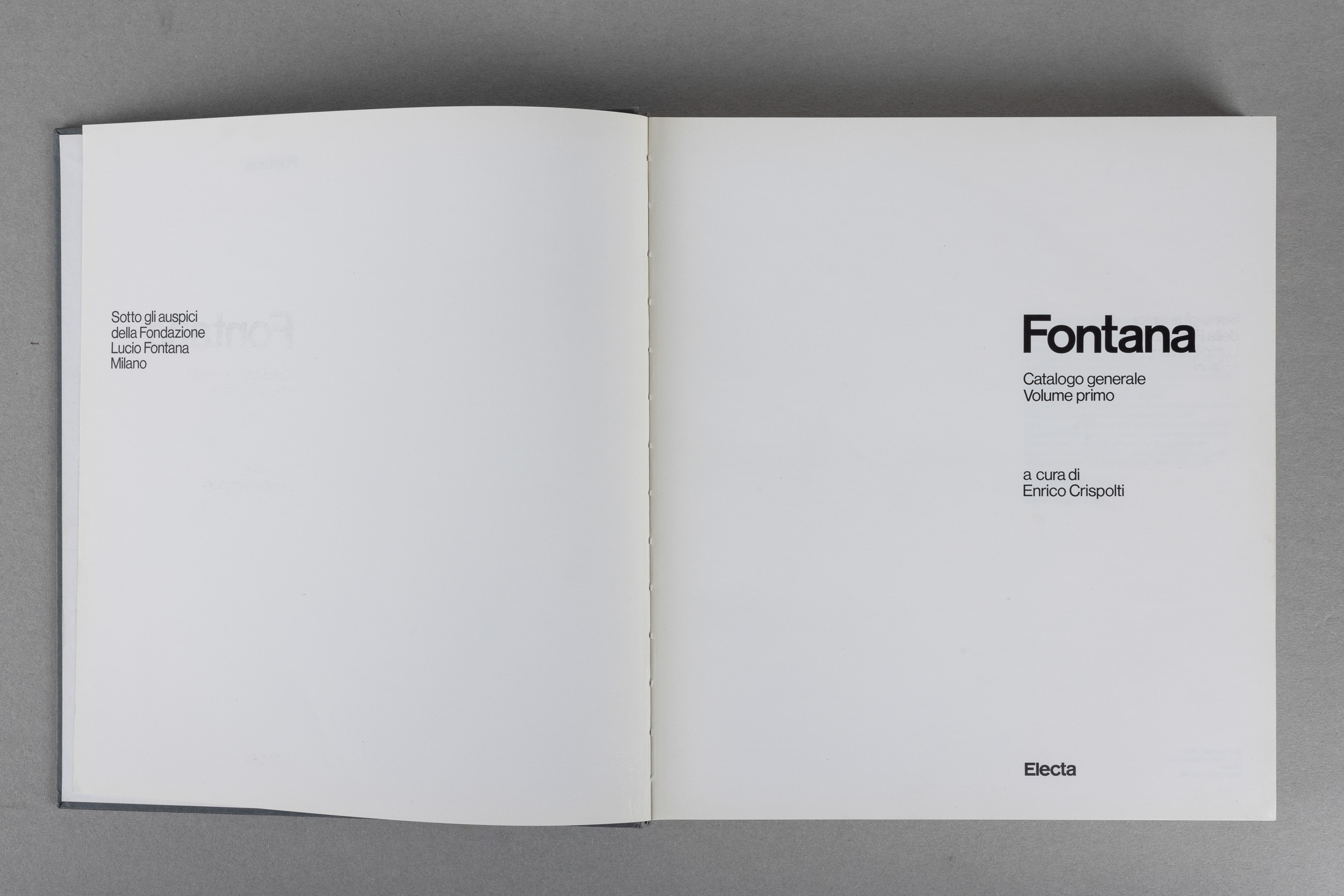 Fontana. Catalogo Generale