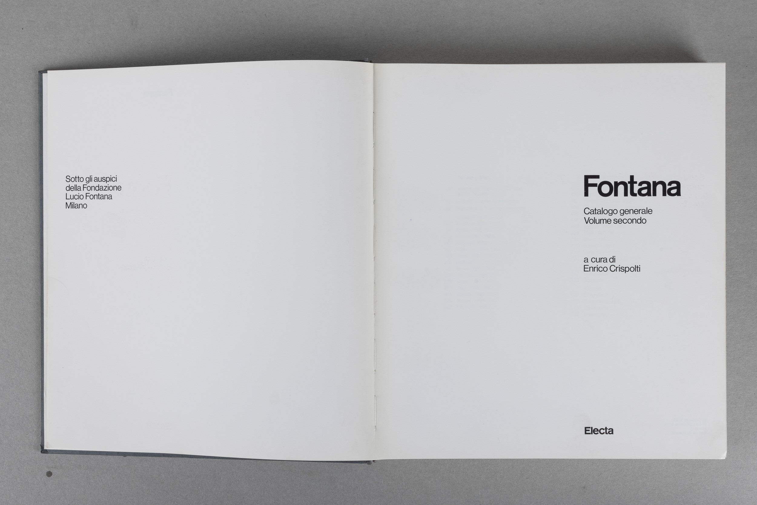 Fontana. Catalogo Generale