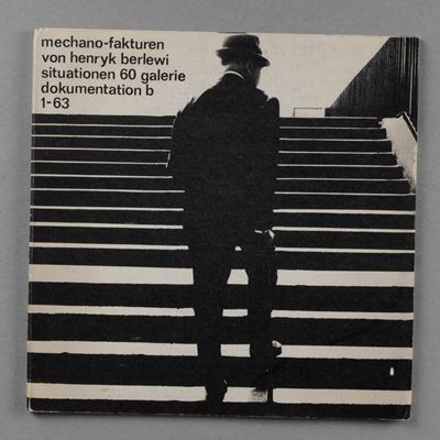 Mechano-fakturen Von Henryk Berlewi. Situationen 60 Galerie Dokumentation B 1-63