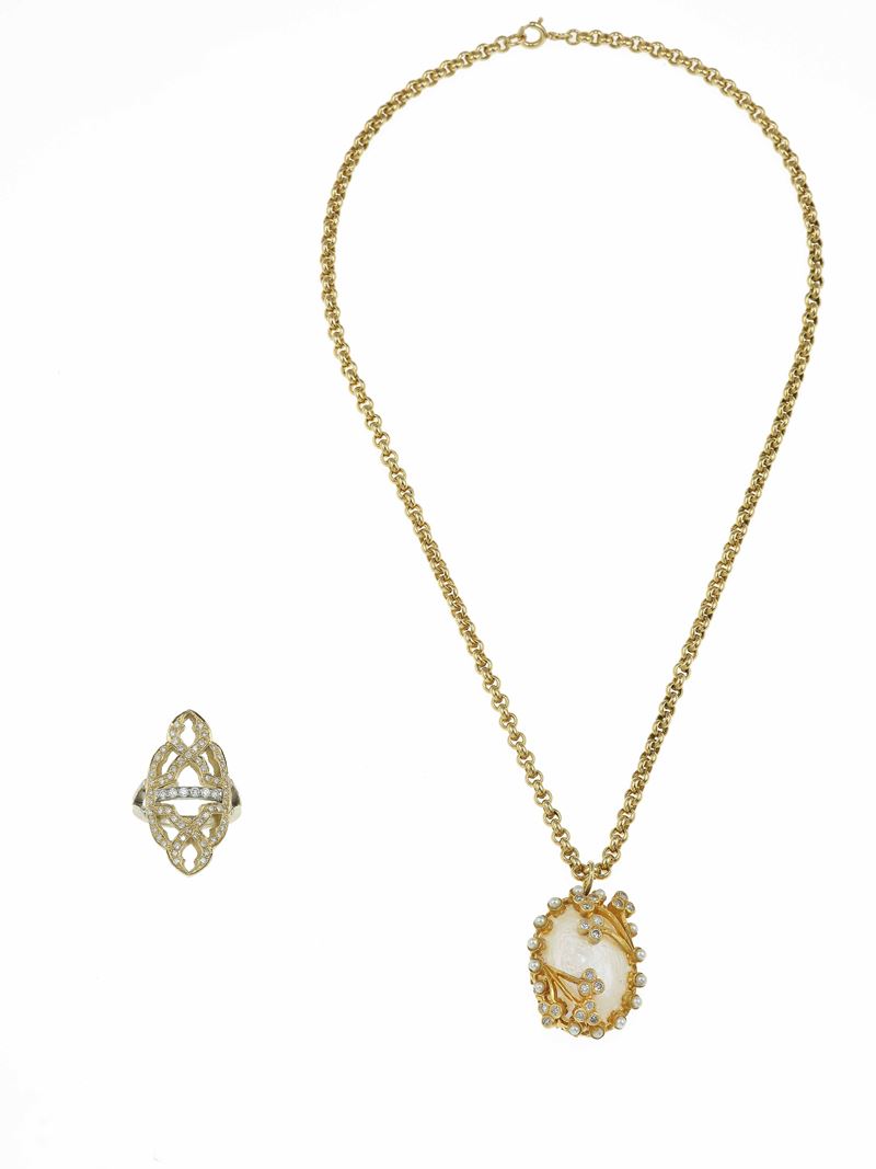 Gold and diamond jewels  - Auction Jewels - Cambi Casa d'Aste
