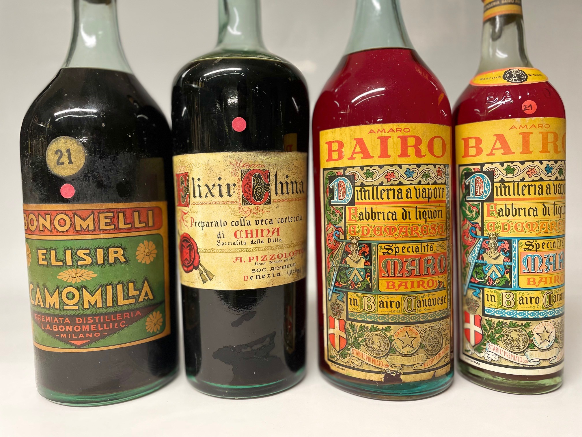 Bonomelli, Pizzolotto, Bairo, Liquore