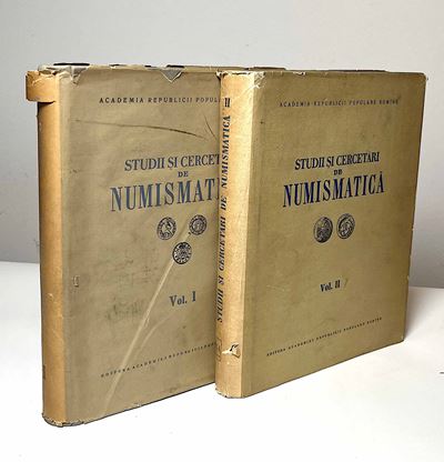 Academia Republicii Populare Romine. Studii Si Cercetari De Numismatica. Vol. I-II.