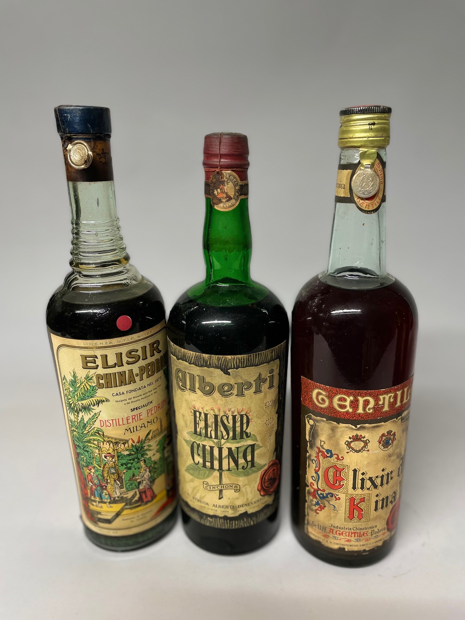 Elisir China, Pedroni, Alberti, Gentile, Ape, Ciuti