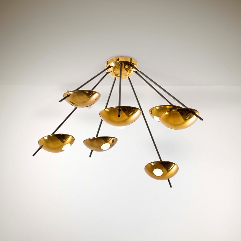 Stilnovo : Lampada a plafone o a parete mod. 1036  - Asta Design200 - Cambi Casa d'Aste