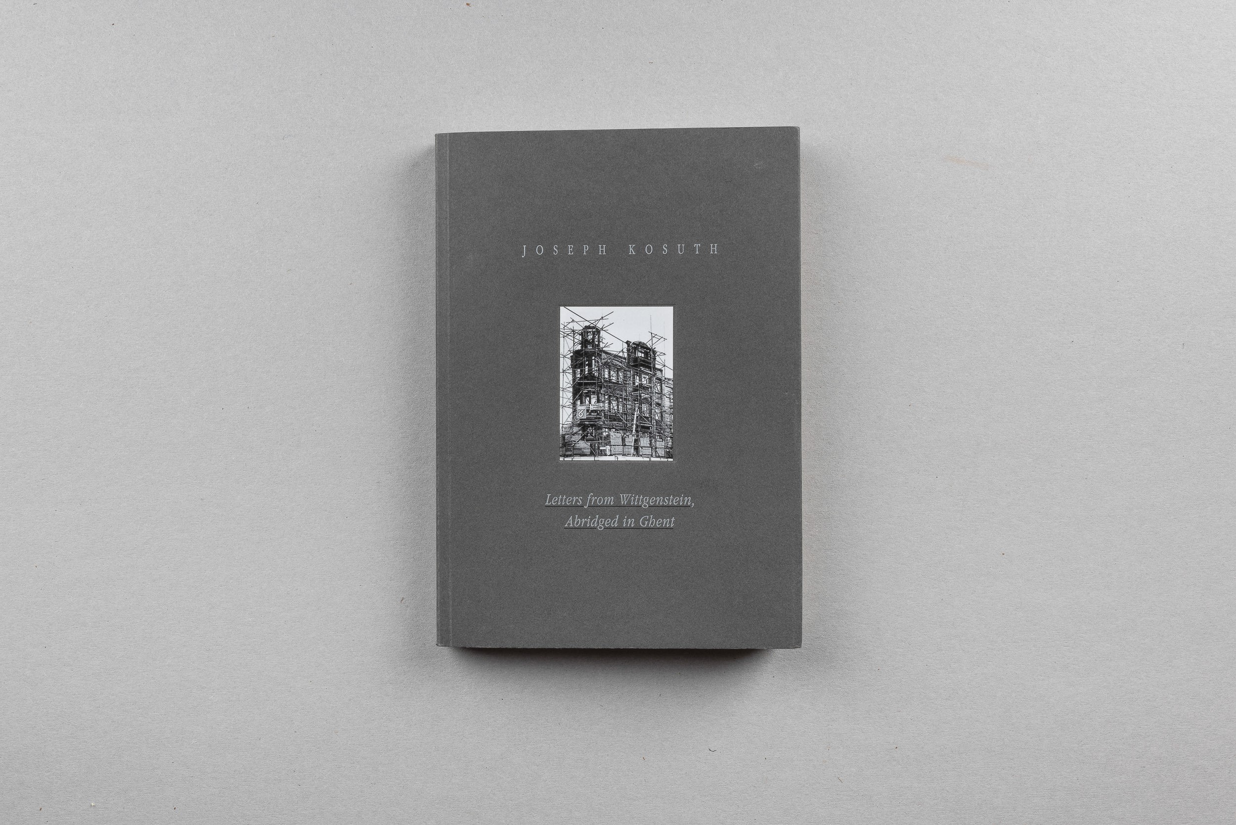 Joseph Kosuth - Letters From Wittgenstein, Abridged in Ghent