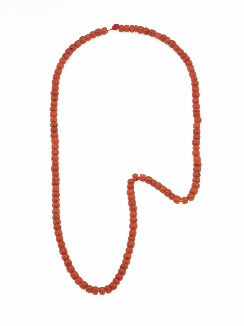 Coral nekclace  - Auction Jewels - Cambi Casa d'Aste