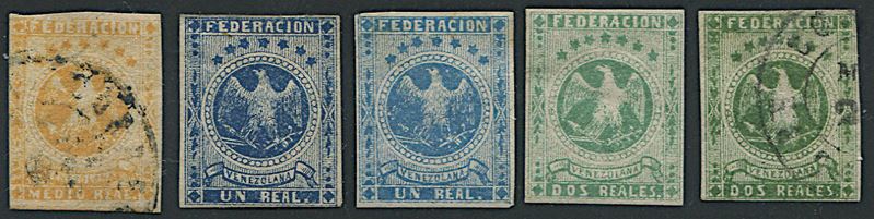 1863/64, Venezuela, “Aigle” issue  - Asta Filatelia - Cambi Casa d'Aste