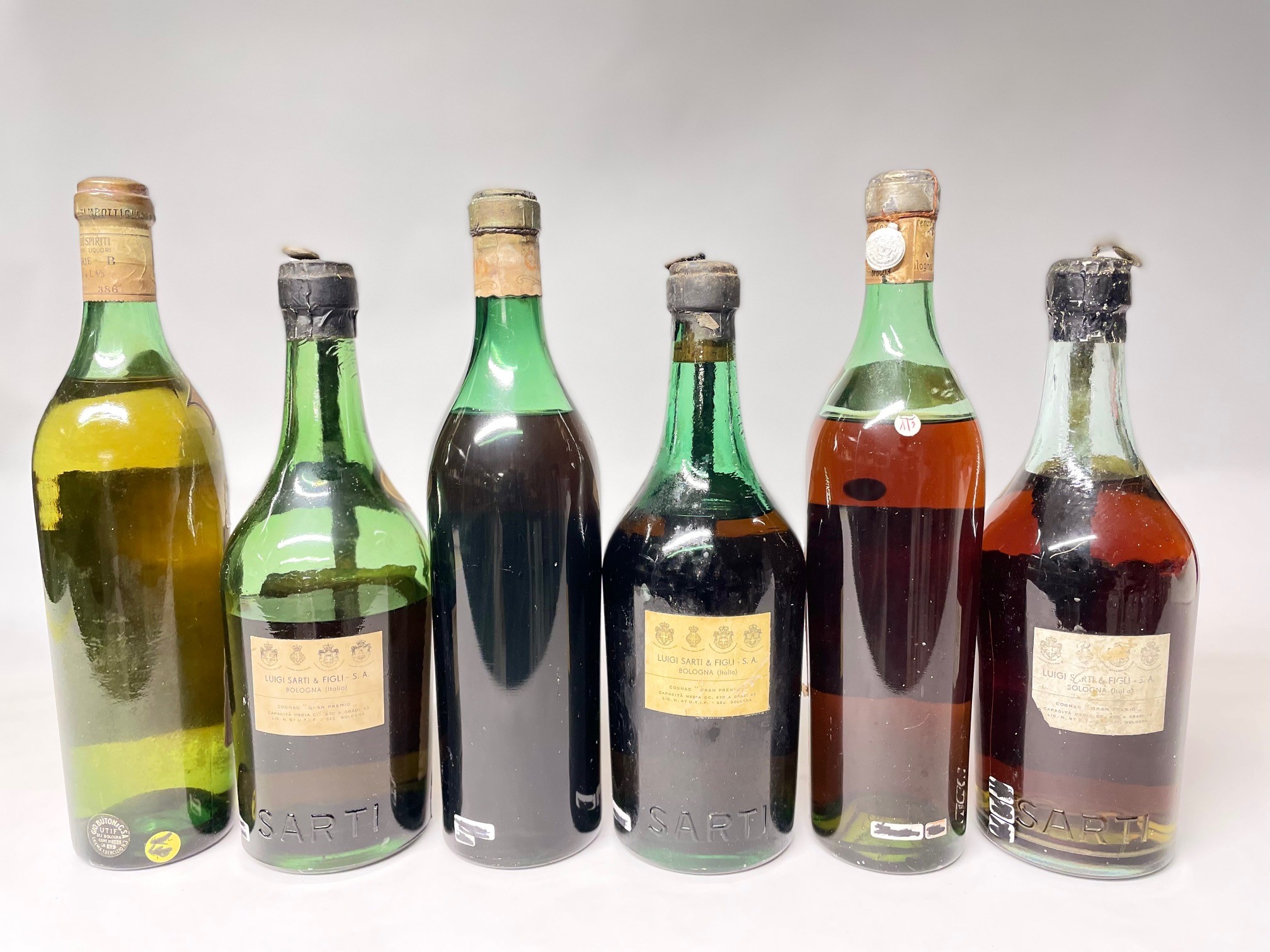Cognac, Buton, Sarti, Bisleri, Landi