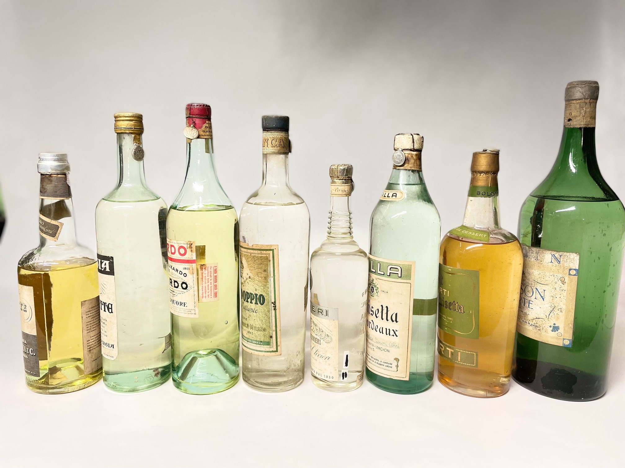 Martinazzi, Bergia, Luxardo, Anice Doppio, Olivieri, Silla, Anesone, Sarti