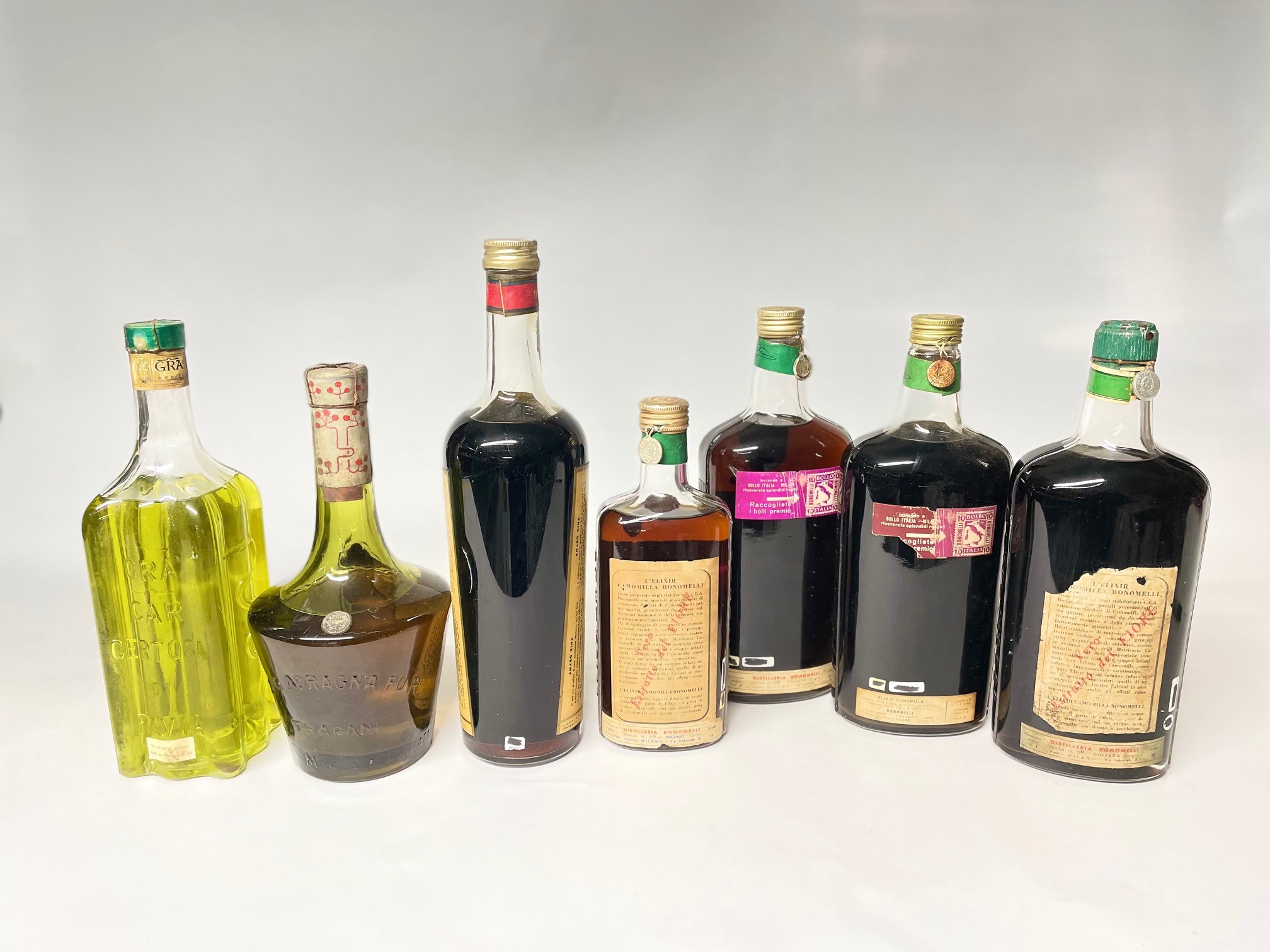 Elixir Camomilla, Trinchieri, Certosa, Monte Giuliano