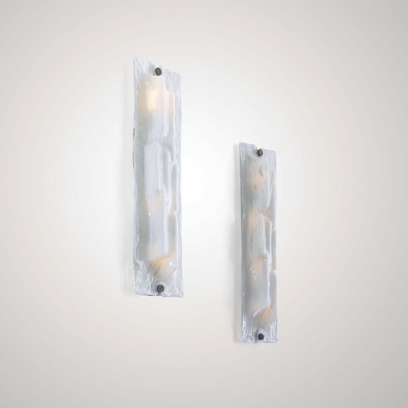 Toni Zuccheri : Coppia di lampade a parete  - Auction Design Lab - Cambi Casa d'Aste