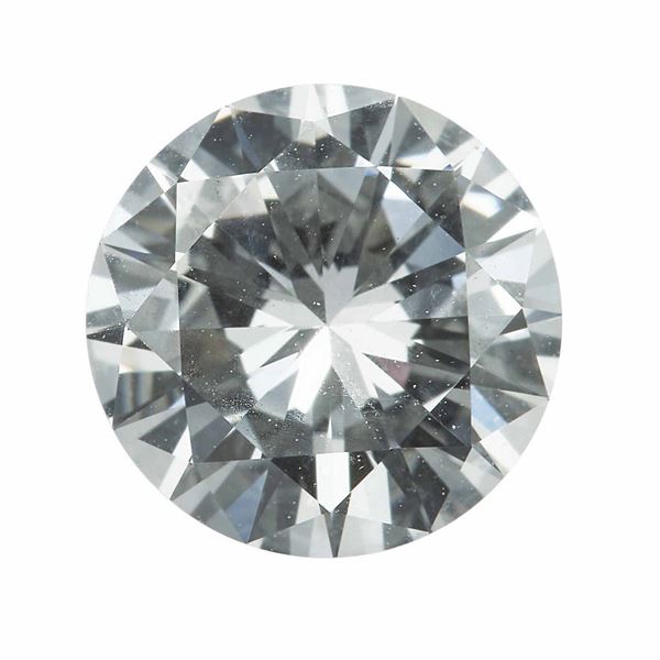 Diamante taglio brillante di ct 1.74, colore E, caratteristiche interne VS1, fluorescenza UV nulla