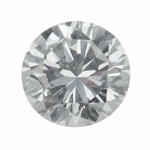 Diamante taglio brillante di ct 1.01, colore F, caratteristiche interne VS1, fluorescenza UV nulla