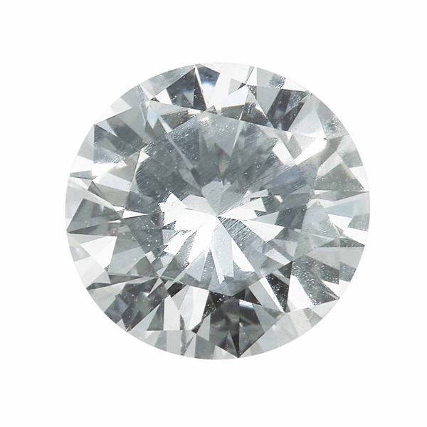 Diamante taglio brillante di ct 0.98, colore F, caratteristiche interne VVS1, fluorescenza UV nulla