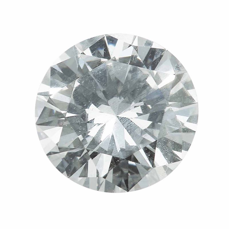 Diamante taglio brillante di ct 0.98, colore F, caratteristiche interne VVS1, fluorescenza UV nulla  - Asta Fine Jewels - Cambi Casa d'Aste