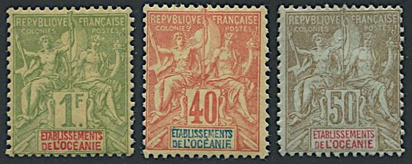 1892/07, Oceania (Polynesia), two set