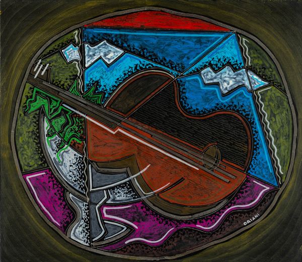 Compenetrazione chitarra fruttiera