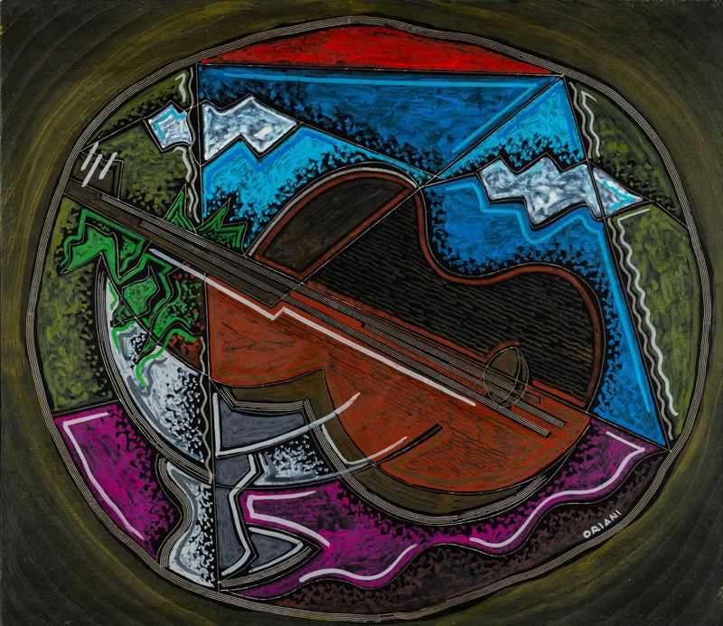 Compenetrazione chitarra fruttiera