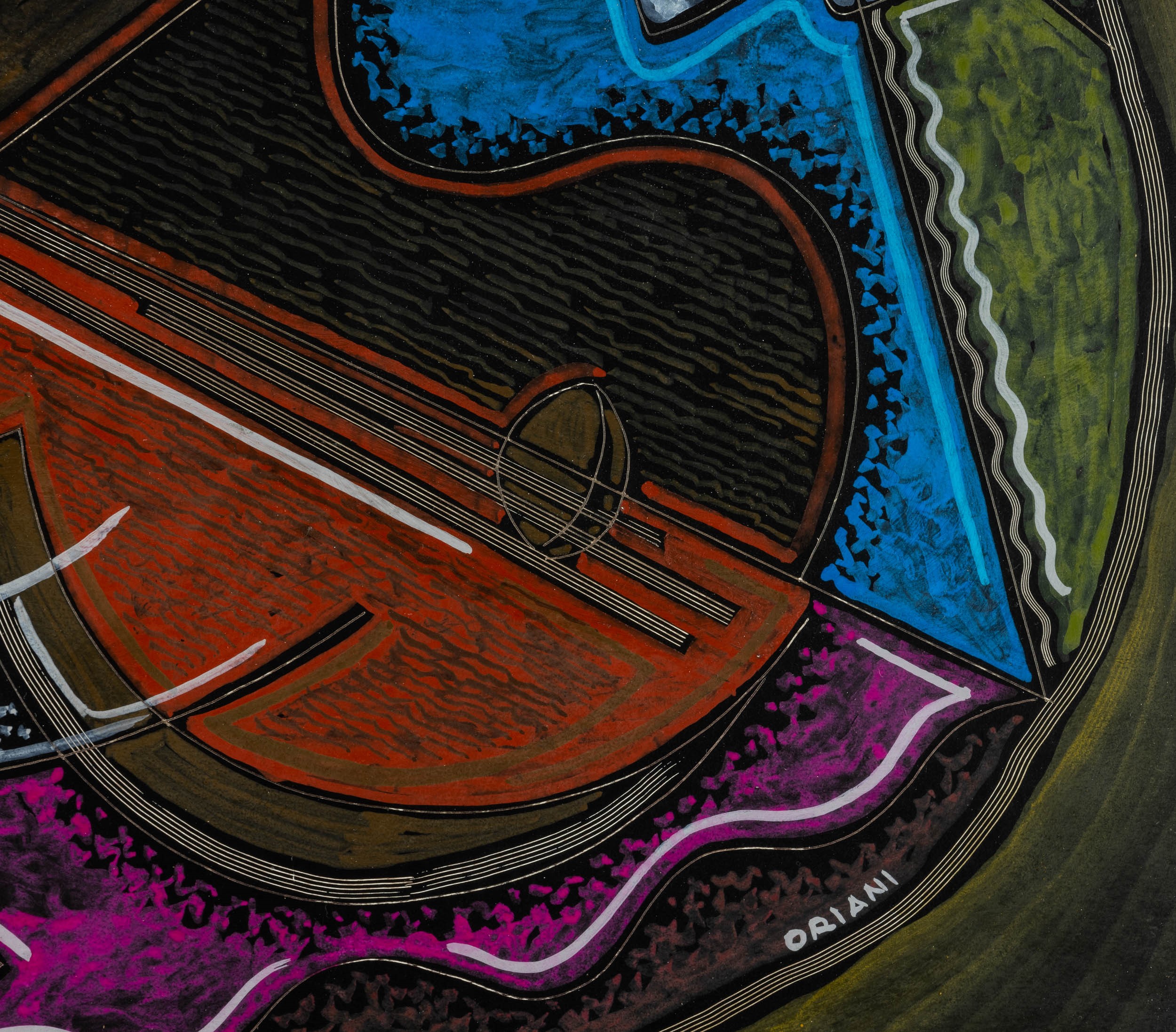 Compenetrazione chitarra fruttiera