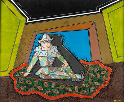 Arlecchino Sdraiato
