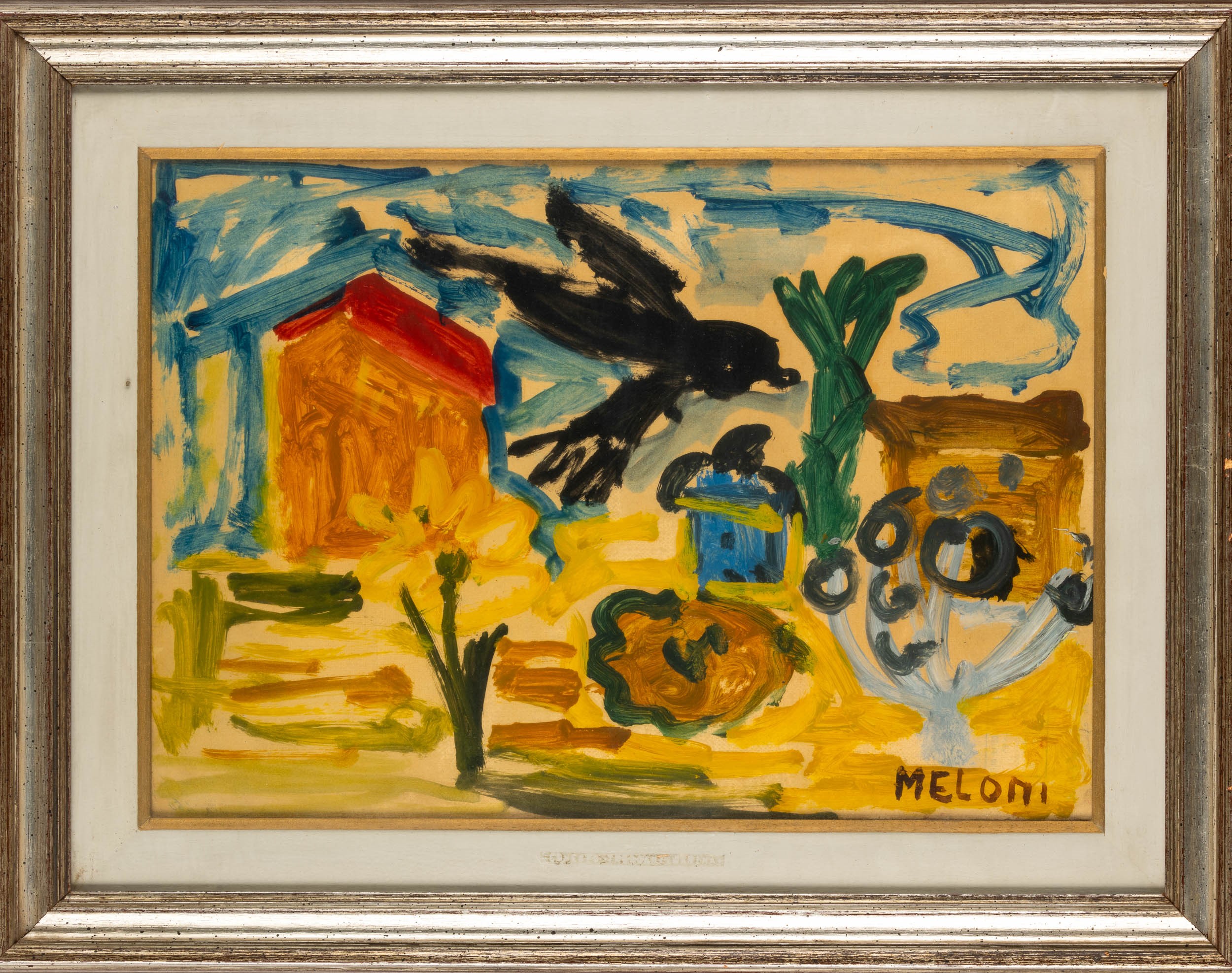 Gino Meloni - Rondine e Paesaggio