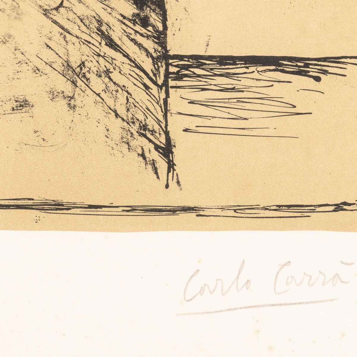 Carlo Carrà - Donna con Libro