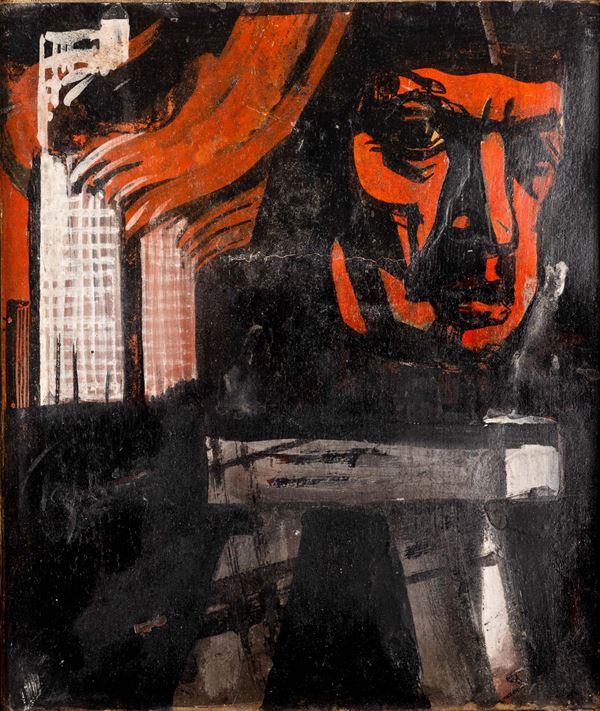 Studio per illustrazione della serie Il Misterioso Dr Cornelius <BR>di Gustav Le Rouge