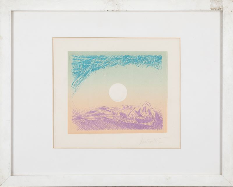 Cesare Peverelli : Senza titolo  - litografia - Auction Works from the 19th and 20th centuries - Cambi Casa d'Aste