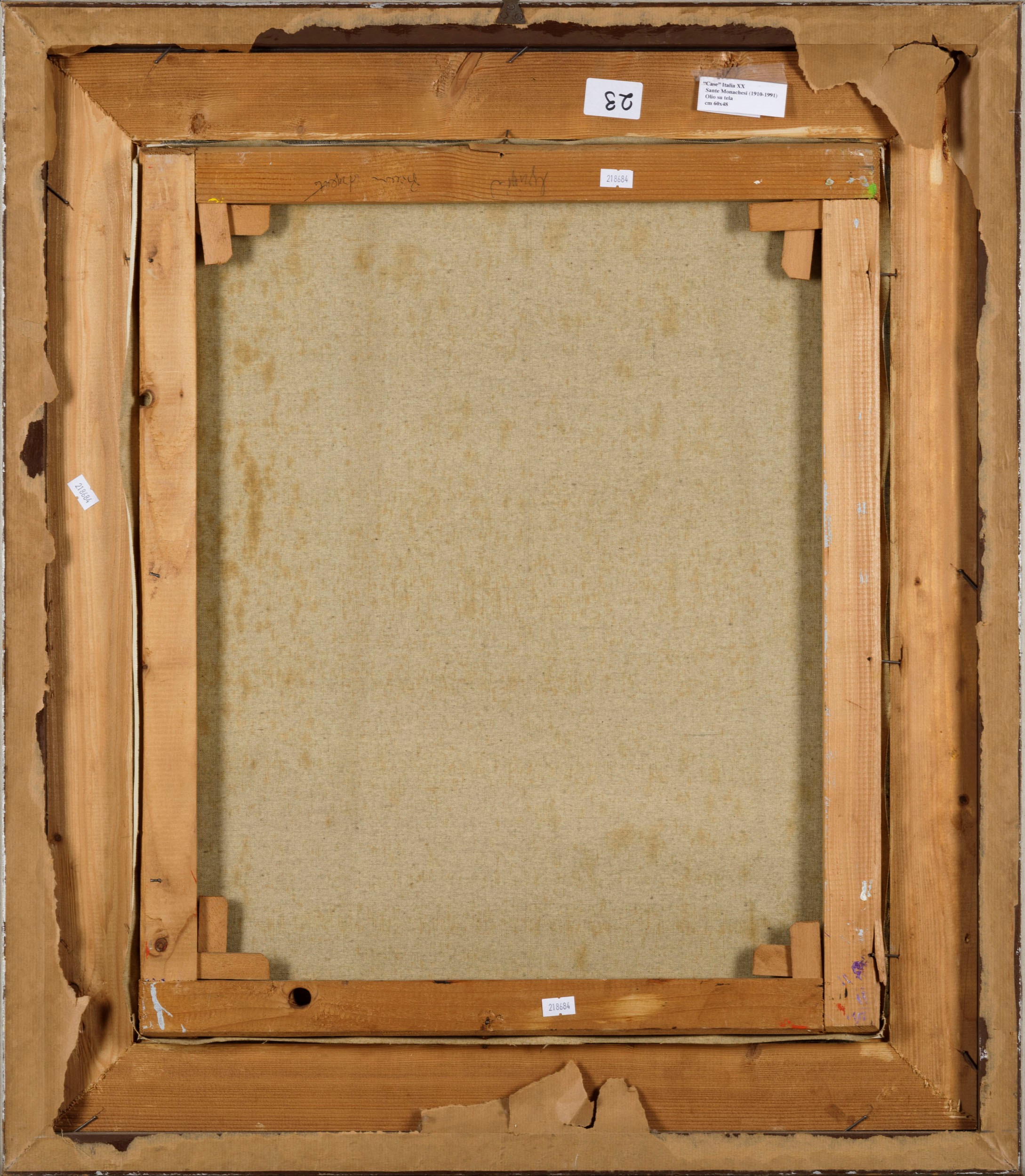 Sante Monachesi - Senza Titolo (case)