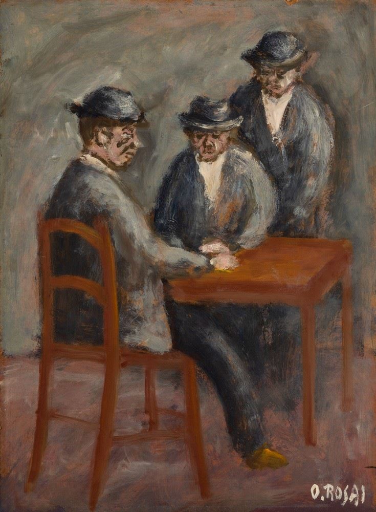 Ottone Rosai - Interno di Osteria