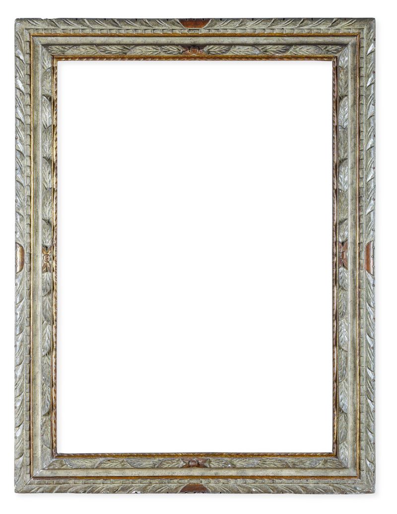 Cornice in legno intagliato e dipinto. Nord Italia XVIII secolo  - Auction Antique Frames - Cambi Casa d'Aste