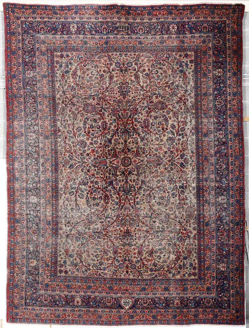 Tappeto Horasan, Persia inizio XX secolo  - Asta Tappeti - Cambi Casa d'Aste